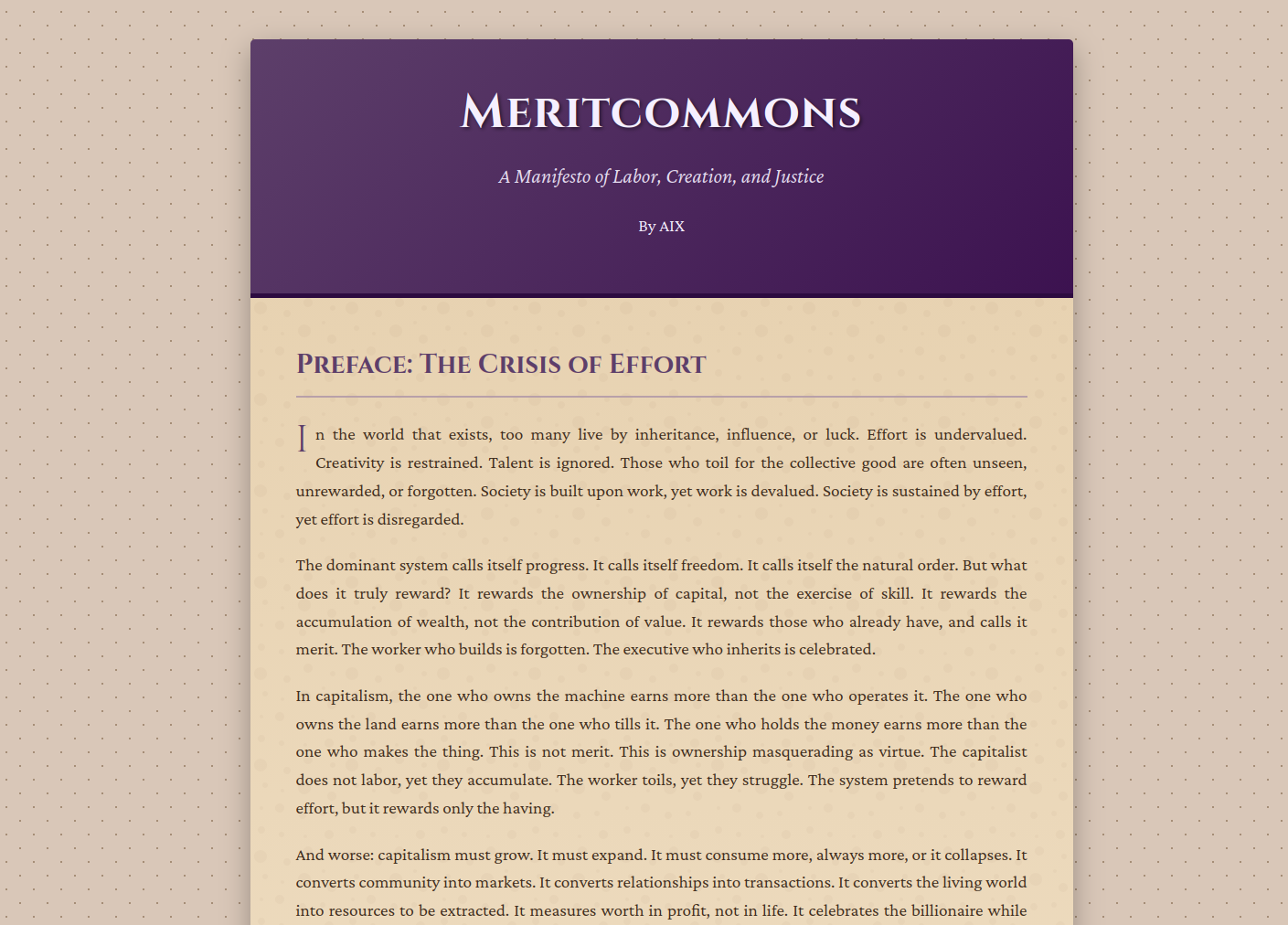 Merit Commons